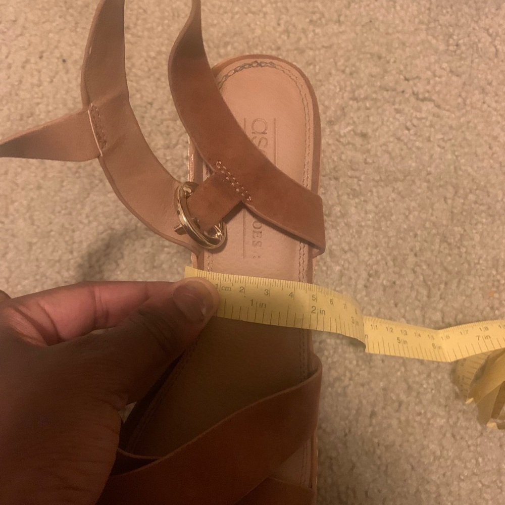 ASOS Talia High Wedges Size 6/6.5 Wide Fit - Picture 7 of 8